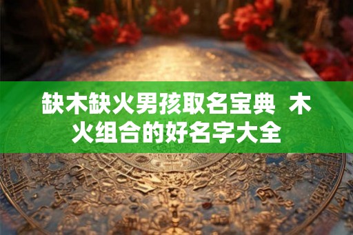 缺木缺火男孩取名宝典 木火组合的好名字大全 缺木缺火男孩取名宝典 木火组合的好名字大全