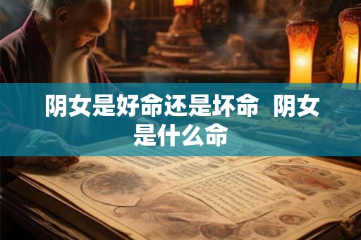 阴女是好命还是坏命  阴女是什么命