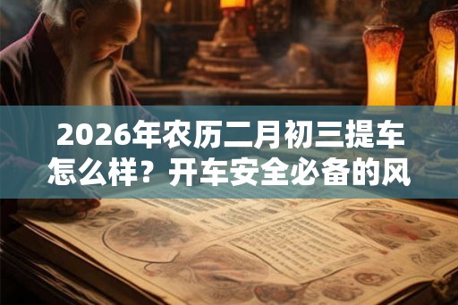 2026年农历二月初三提车怎么样？开车安全必备的风水知识