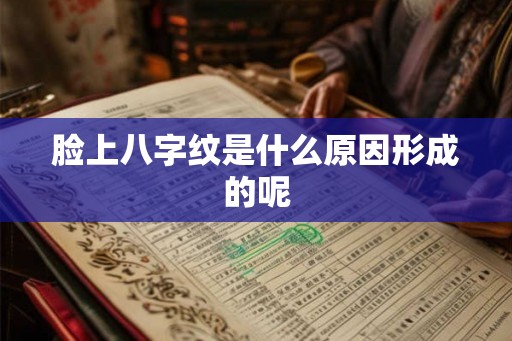 脸上八字纹是什么原因形成的呢
