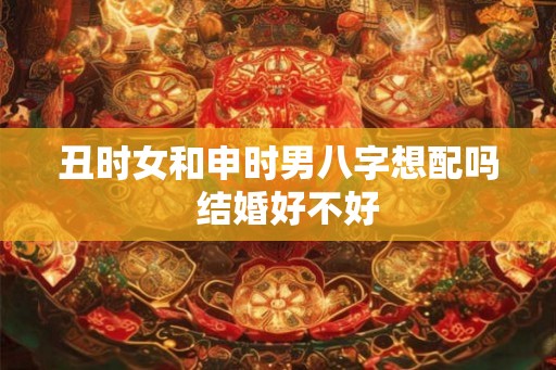 丑时女和申时男八字想配吗  结婚好不好