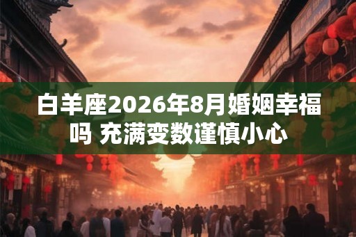 白羊座2026年8月婚姻幸福吗 充满变数谨慎小心 白羊座2026年8月婚姻幸福吗 充满变数谨慎小心