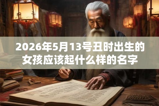 2026年5月13号丑时出生的女孩应该起什么样的名字