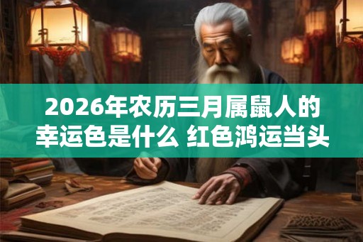 2026年农历三月属鼠人的幸运色是什么 红色鸿运当头 2026年农历三月属鼠人的幸运色是什么 红色鸿运当头