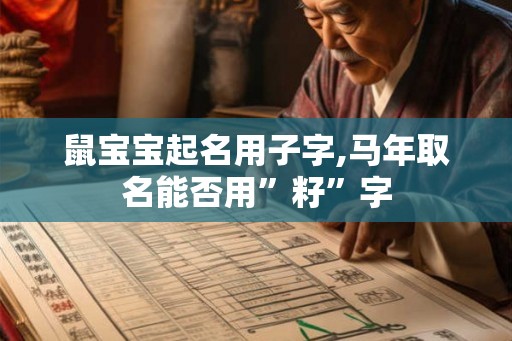鼠宝宝起名用子字,马年取名能否用”籽”字