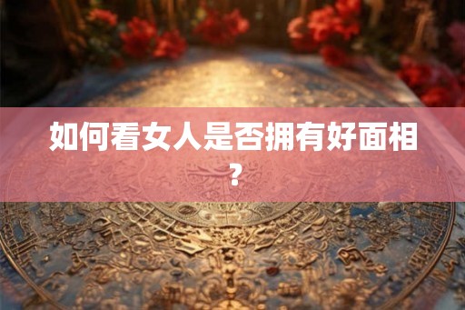 如何看女人是否拥有好面相? 如何看女人是否拥有好面相?