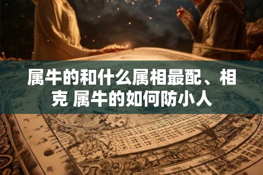 属牛的和什么属相最配、相克 属牛的如何防小人
