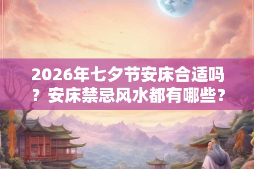 2026年七夕节安床合适吗？安床禁忌风水都有哪些？