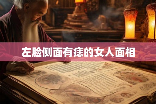 左脸侧面有痣的女人面相 左脸侧面有痣的女人面相