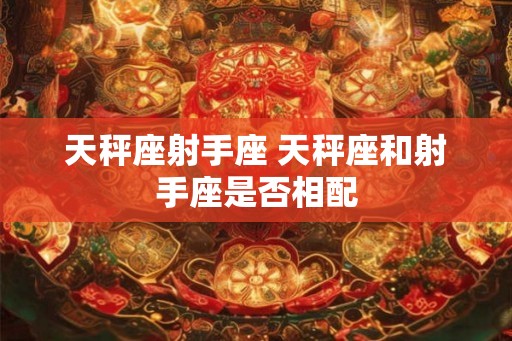天秤座射手座 天秤座和射手座是否相配