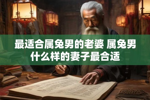 最适合属兔男的老婆 属兔男什么样的妻子最合适