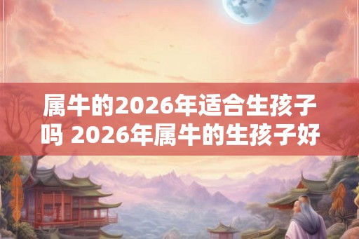 属牛的2026年适合生孩子吗 2026年属牛的生孩子好吗