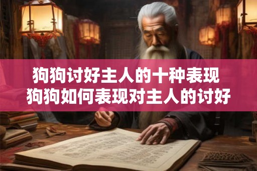 狗狗讨好主人的十种表现 狗狗如何表现对主人的讨好之情