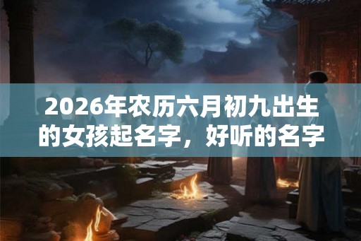 2026年农历六月初九出生的女孩起名字,好听的名字推荐 2026年农历六月初九出生的女孩起名字,好听的名字推荐