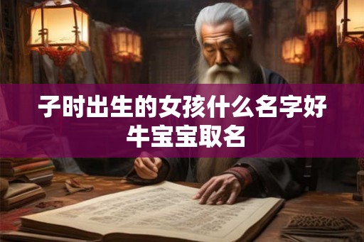 子时出生的女孩什么名字好 牛宝宝取名
