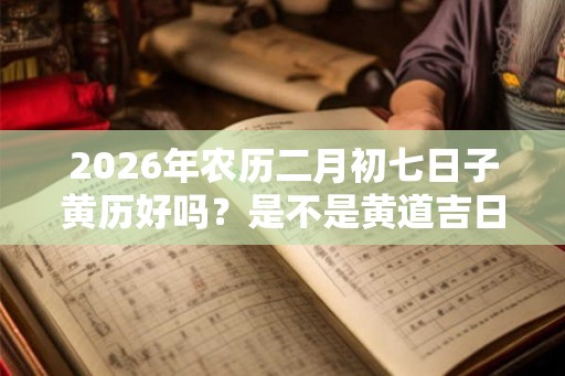 2026年农历二月初七日子黄历好吗？是不是黄道吉日？