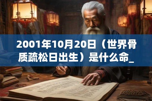 2001年10月20日（世界骨质疏松日出生）是什么命_命运如何