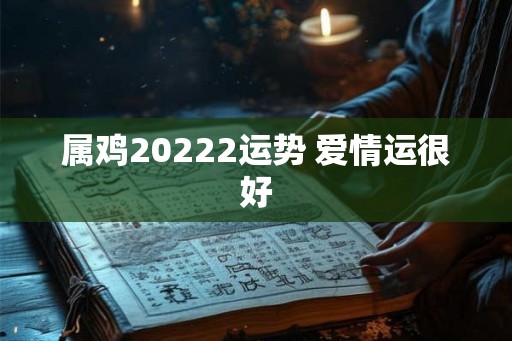 属鸡20222运势 爱情运很好