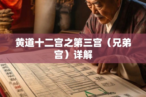 黄道十二宫之第三宫（兄弟宫）详解