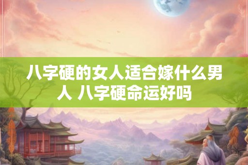 八字硬的女人适合嫁什么男人 八字硬命运好吗
