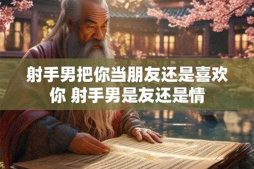射手男把你当朋友还是喜欢你 射手男是友还是情