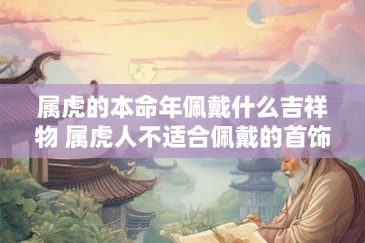 属虎的本命年佩戴什么吉祥物 属虎人不适合佩戴的首饰