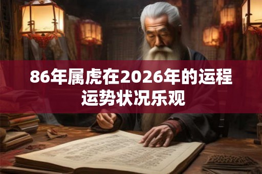 86年属虎在2026年的运程 运势状况乐观 86年属虎在2026年的运程 运势状况乐观