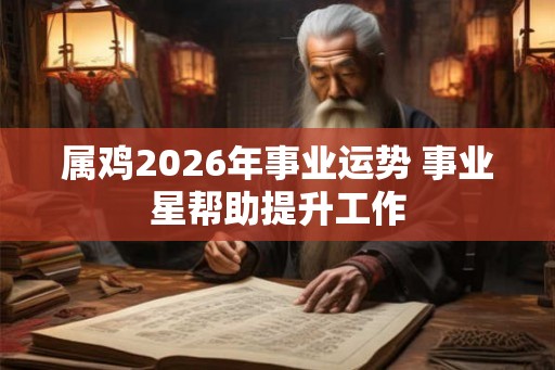 属鸡2026年事业运势 事业星帮助提升工作