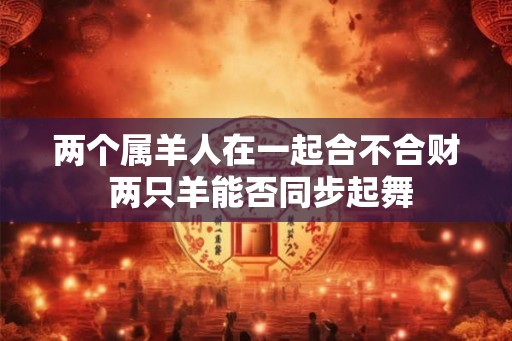 两个属羊人在一起合不合财 两只羊能否同步起舞 两个属羊人在一起合不合财 两只羊能否同步起舞