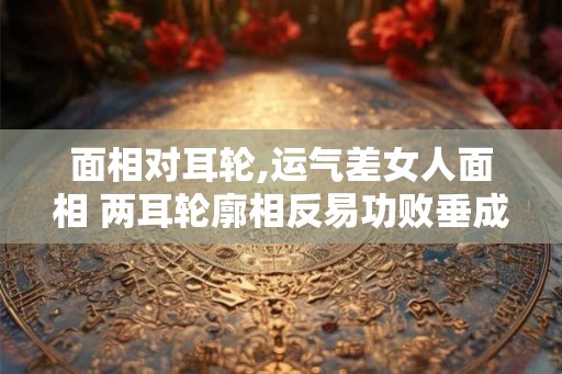 面相对耳轮,运气差女人面相 两耳轮廓相反易功败垂成? 面相对耳轮,运气差女人面相 两耳轮廓相反易功败垂成?