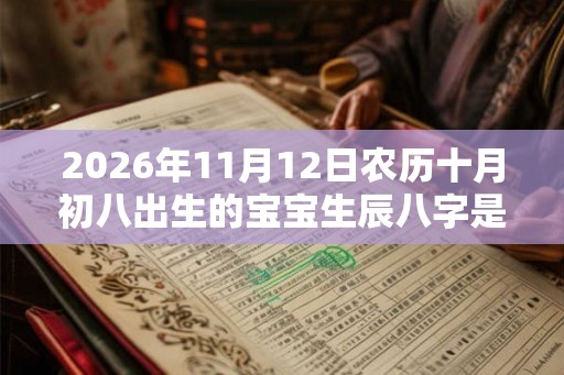 2026年11月12日农历十月初八出生的宝宝生辰八字是什么