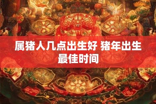 属猪人几点出生好 猪年出生最佳时间 属猪人几点出生好 猪年出生最佳时间