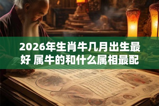 2026年生肖牛几月出生最好 属牛的和什么属相最配