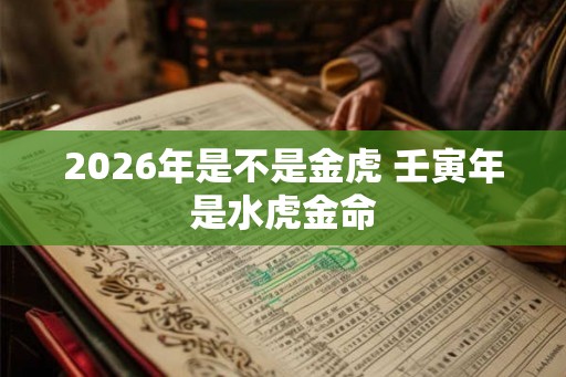 2026年是不是金虎 壬寅年是水虎金命