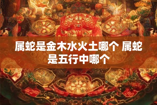 属蛇是金木水火土哪个 属蛇是五行中哪个 属蛇是金木水火土哪个 属蛇是五行中哪个