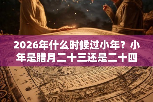 2026年什么时候过小年？小年是腊月二十三还是二十四？小年有什么习俗？