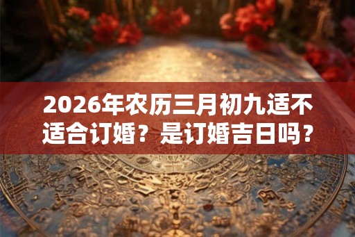 2026年农历三月初九适不适合订婚？是订婚吉日吗？