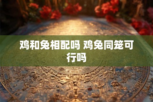 鸡和兔相配吗 鸡兔同笼可行吗