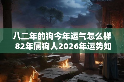 八二年的狗今年运气怎么样 82年属狗人2026年运势如何