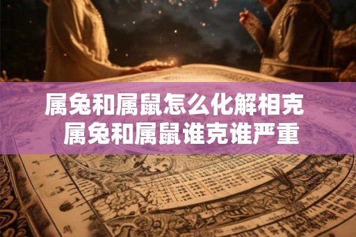 属兔和属鼠怎么化解相克  属兔和属鼠谁克谁严重
