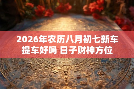 2026年农历八月初七新车提车好吗 日子财神方位