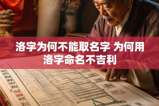 洛字为何不能取名字 为何用洛字命名不吉利 洛字为何不能取名字 为何用洛字命名不吉利