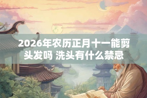2026年农历正月十一能剪头发吗 洗头有什么禁忌