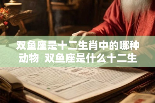 双鱼座是十二生肖中的哪种动物  双鱼座是什么十二生肖