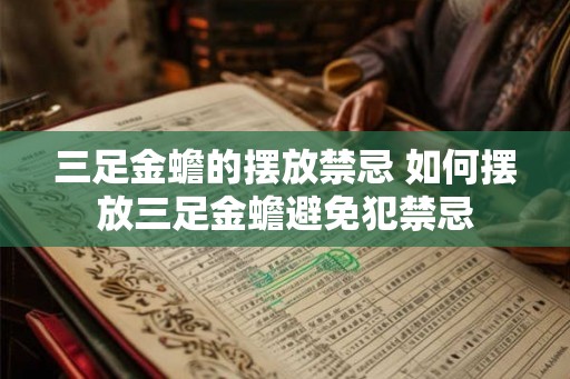 三足金蟾的摆放禁忌 如何摆放三足金蟾避免犯禁忌