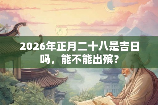 2026年正月二十八是吉日吗，能不能出殡？