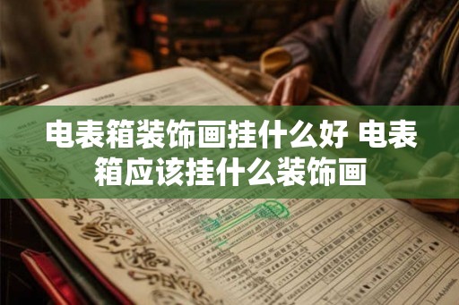 电表箱装饰画挂什么好 电表箱应该挂什么装饰画