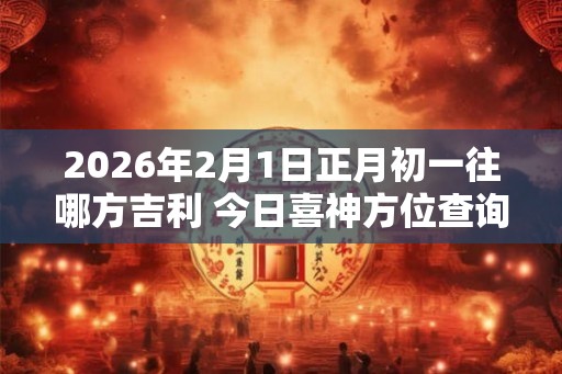 2026年2月1日正月初一往哪方吉利 今日喜神方位查询