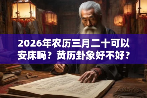 2026年农历三月二十可以安床吗？黄历卦象好不好？