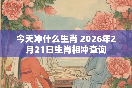 今天冲什么生肖 2026年2月21日生肖相冲查询 今天冲什么生肖 2026年2月21日生肖相冲查询